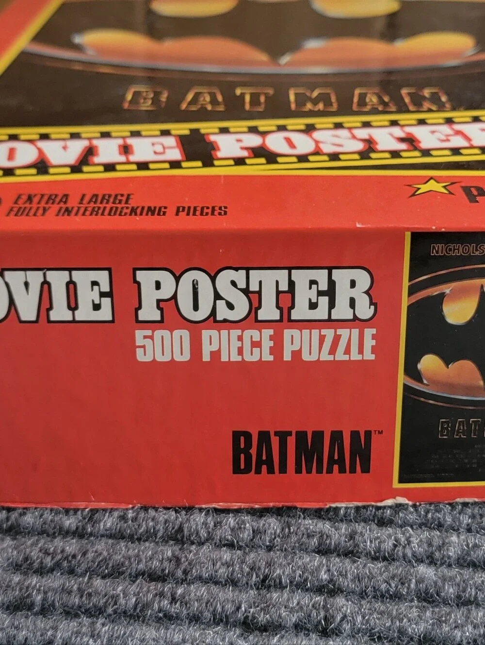 Warner Bros. 500 Piece Puzzle. BATMAN MOVIE POSTER